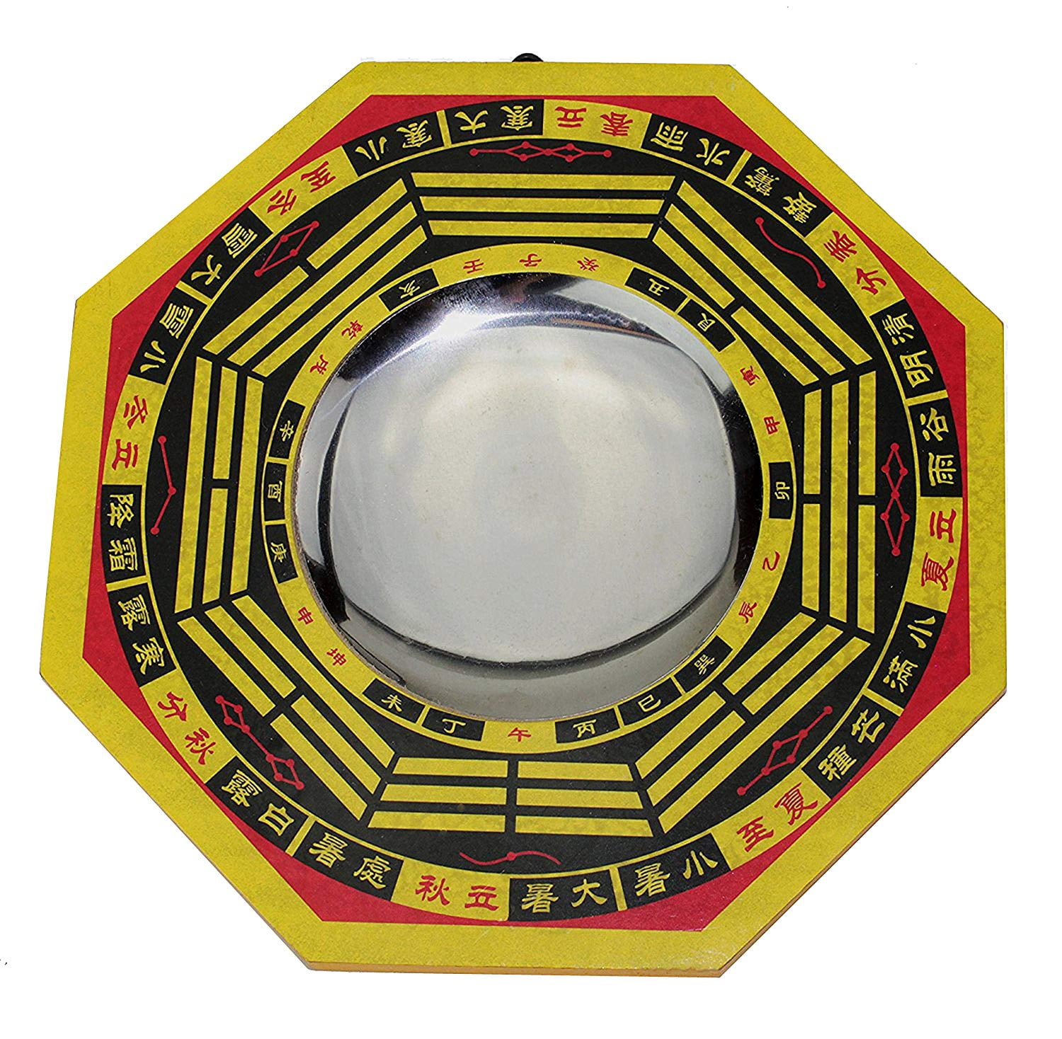 6" Feng Shui LARGE TRADITIONAL CHINESE CONCAVE BAGUA BRING GOOD POSITIVE ENERGY TO HOME DECOR C12146 EHD