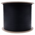 thumbnail image 1 of 6 Fiber Indoor/Outdoor Fiber Optic Cable, Multimode 50/125, Corning ClearCurve OM4, 10 Gbit, Black, Riser Rated, Spool, 1000 foot, 1 of 7