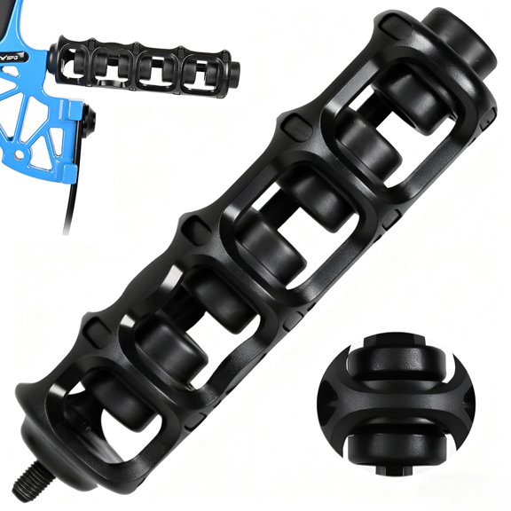 6" Flexible Bow Stabilizer Vibration Dampener for Compound Recurve Bows