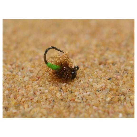 6 Flies - Tungsten Purple Reign Jig Head Fly - Euro Nymph - Hanak Hook