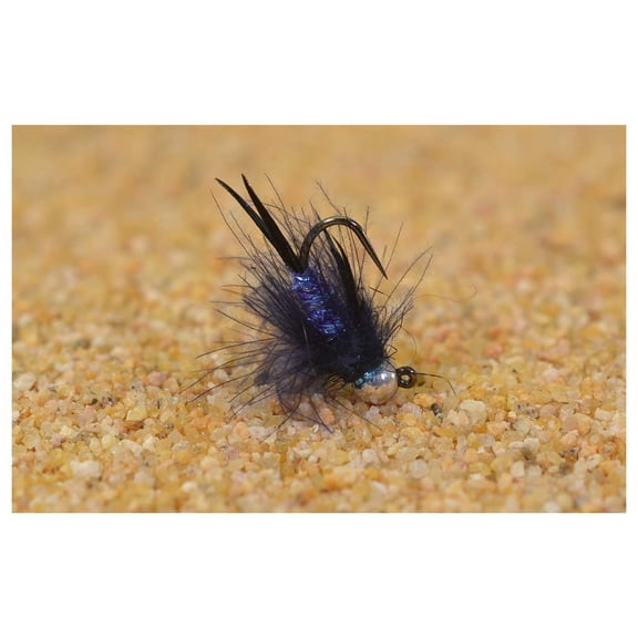6 Flies - Tungsten Purple Reign Jig Head Fly - Euro Nymph - Hanak Hook
