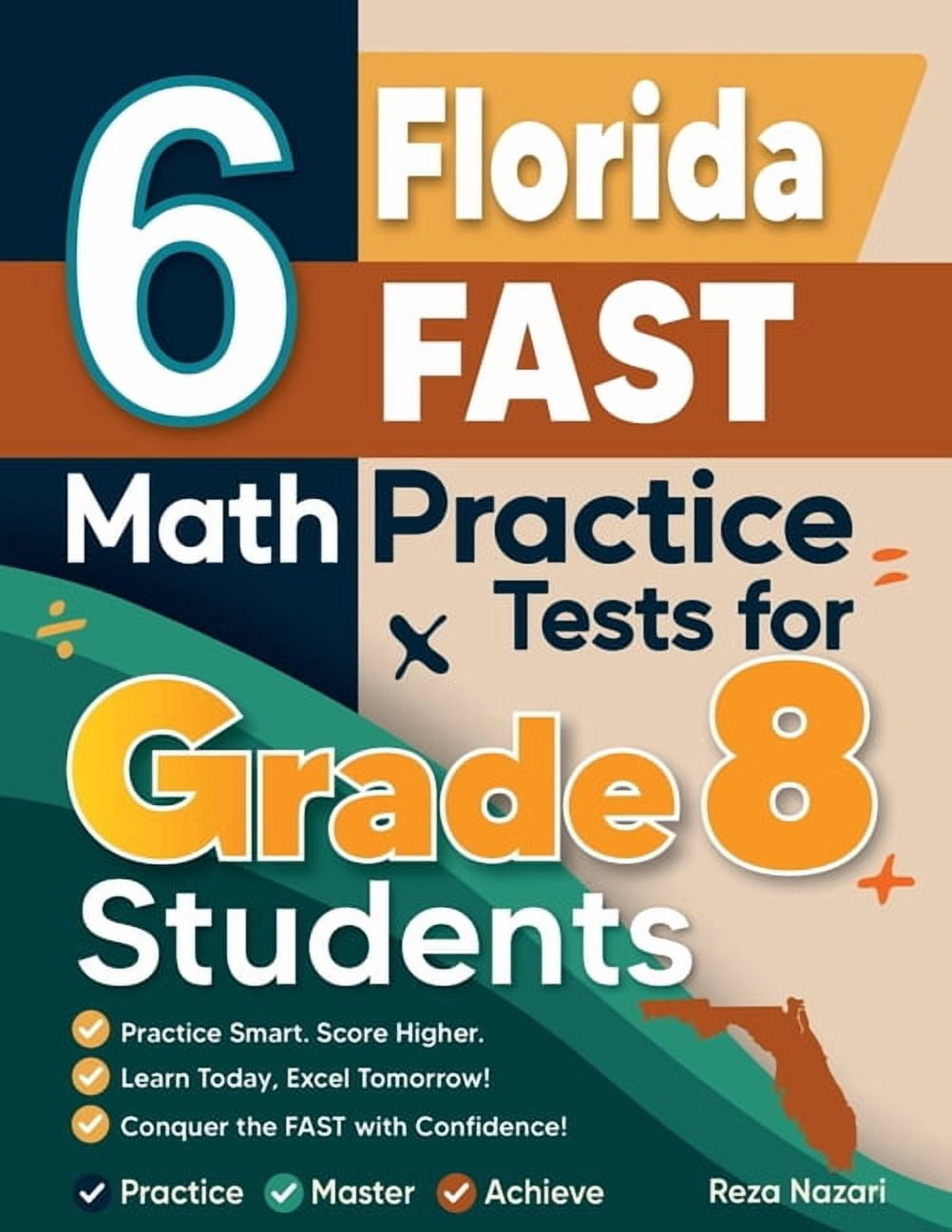 6 Florida FAST Math Practice Tests for Grade 8 Students: A Complete ...