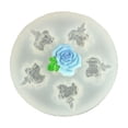 6 Flower Silicone Mold Set For Edible Decorations Baking Supplies ...