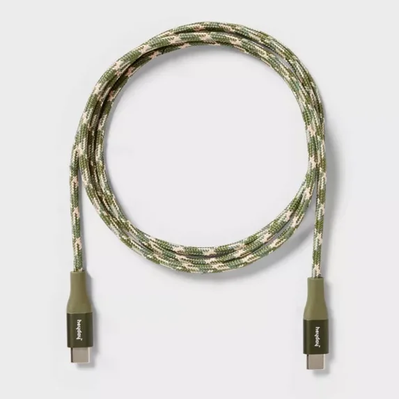 6-Foot Braided USBC to USBC Cable Durable Charge & Sync Solution