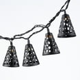 thumbnail image 1 of 6 Foot Decorative Metal Shade Electric LED Patio String Lights, 1 of 6