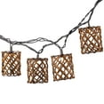 thumbnail image 1 of 6 Foot Decorative Rattan Cylinder Patio String Light, 1 of 5