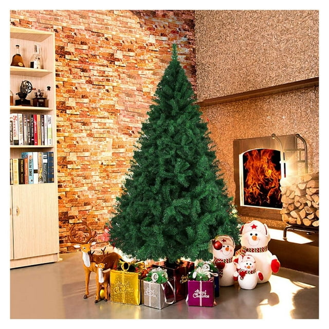 6 Foot EcoFriendly Artificial Christmas Pine Tree with Solid Metal