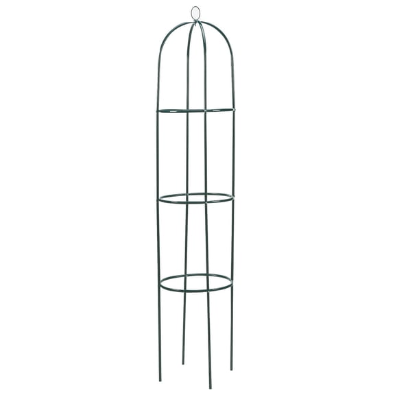 Garden Plant Trellis for Climbing Plants including Vines, Vegetables and Flowers  75 in. H x 16 1/4 in. Dia  Durable Steel