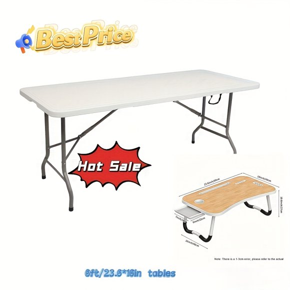 6 Foot Adjustable Height Table