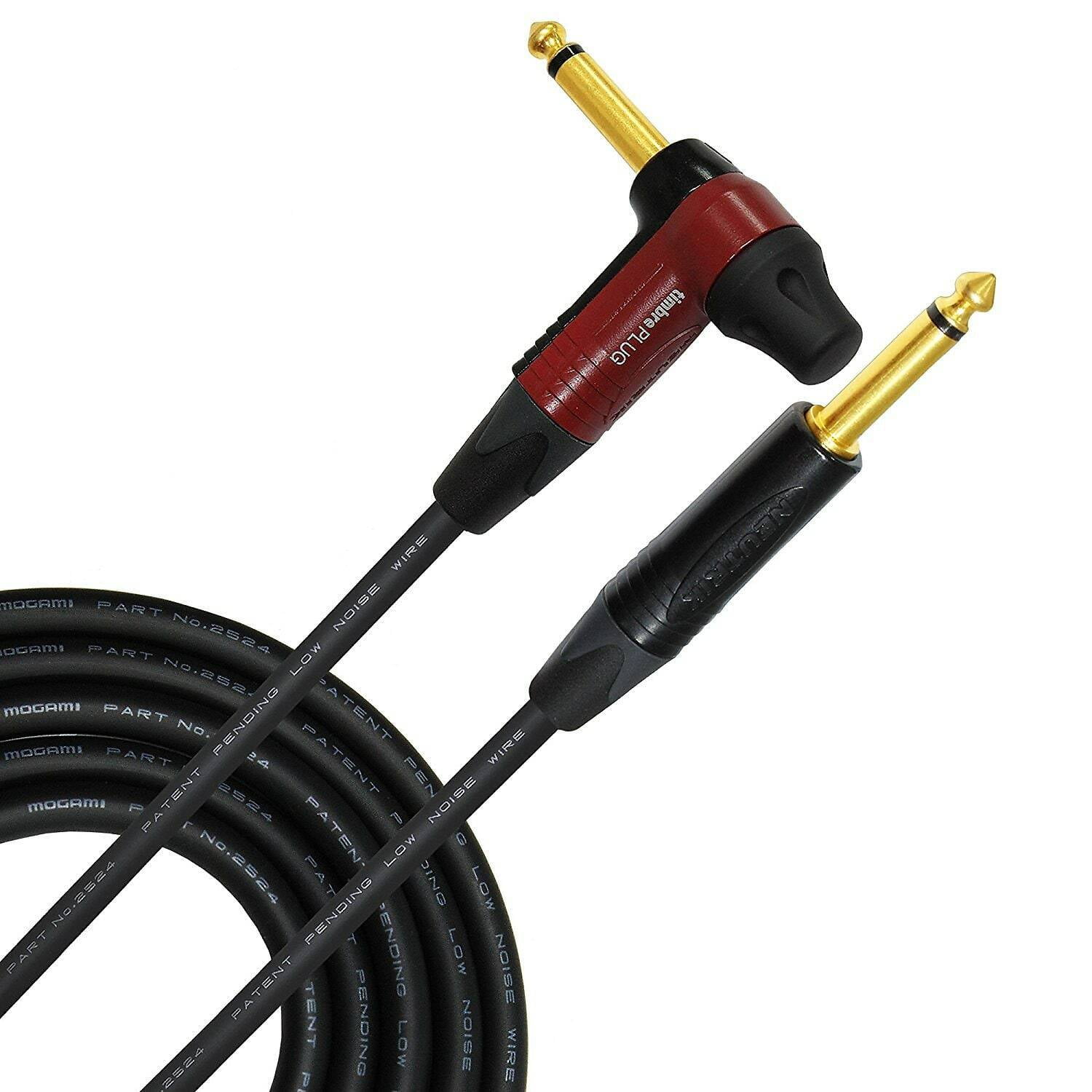 6 Foot - Mogami 2524-Neutrik Gold Plated Variable-Timbre Plug â€“ Guitar cable