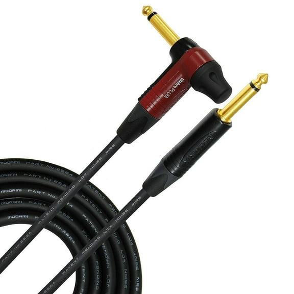 6 Foot - Mogami 2524-Neutrik Gold Plated Variable-Timbre Plug Guitar cable