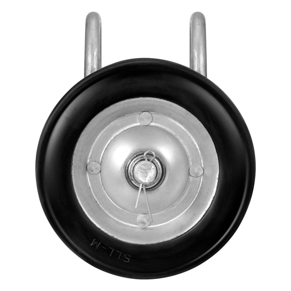 6 Foot Sliding Door Kit Heavy Duty 600 lb Load Capacity Universal Adjustable Roller Track Wheels Guide Rollers for Sliding Doors Roller Shutter Doors Black