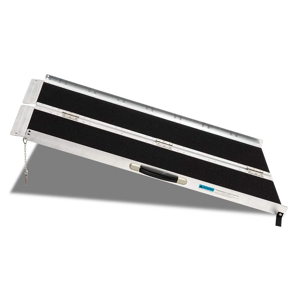 6 Foot Wheelchair Ramp Threshold for Porch Steps Doorways, Lightweight ...