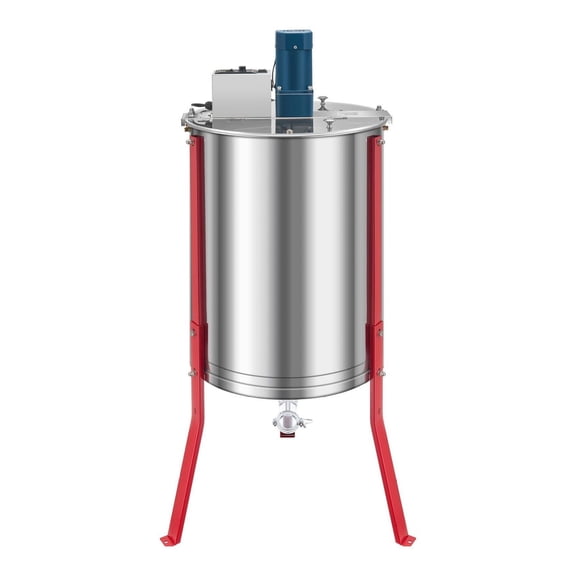6 Frame Electric Honey Extractor Stainless Steel Beekeeping Spinner; Honeycomb Extractor Machine for Home & Small Scale Beekeeping; Adjustable Speed, Space Saving