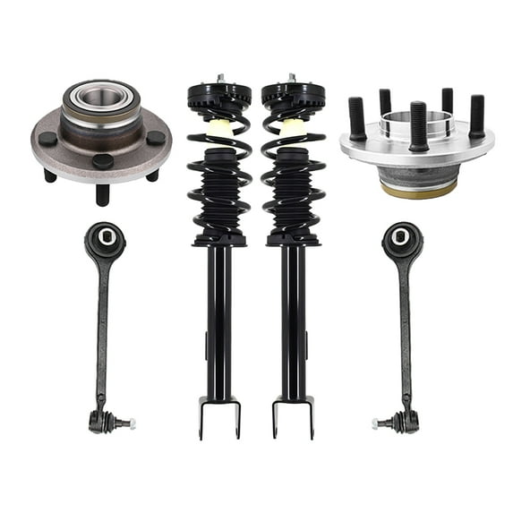 6 Front Lower Control Arm-Wheel Hub-Quick Strut For 2011-2014 Dodge Challenger