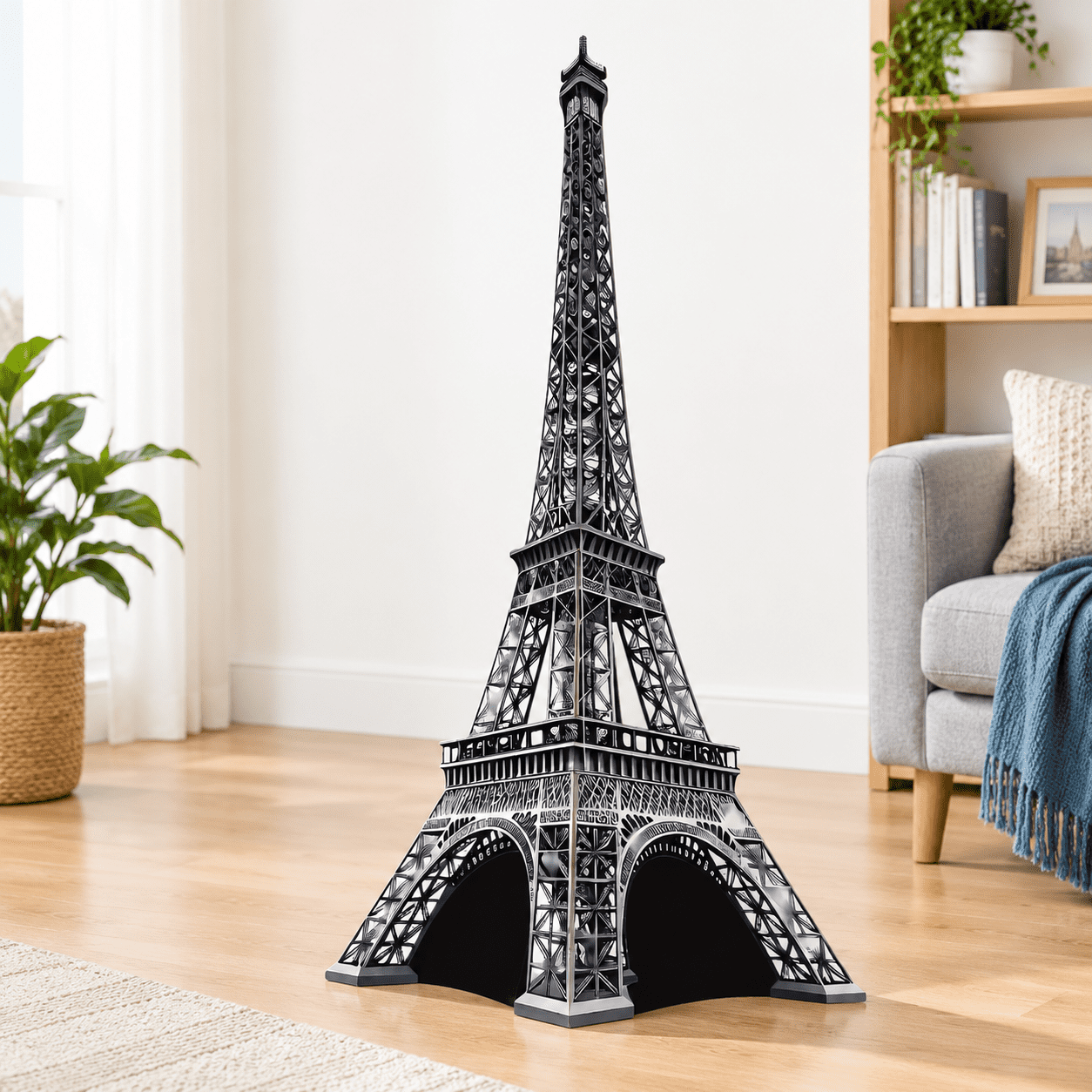 6 Ft 3d Eiffel Tower Cardboard Cutout Stand Up Party Decor - Walmart.com
