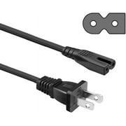 6 Ft 6 Feet 2 Prong Polarized Power Cord for INSIGNIA LED TV NS-32DR310NA17 NS-32DR420NA16 NS-39D400NA14