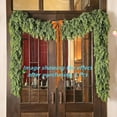 thumbnail image 1 of 6 Ft Christmas Garland - Artificial Cypress Leaf Vine Garland, Norfolk Style Real Touch Vine, Christmas Decorations for Front Door,Thanksgiving, Xmas Tree, 1 of 7