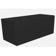 thumbnail image 1 of 6' Ft. Fitted Polyester Tablecloth Table Cover Wedding Banquet Party Black, 1 of 2
