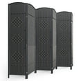 thumbnail image 1 of 6-Ft Folding Privacy Screen Panel Partition Wall Divider with Diamond Design, 1 of 7