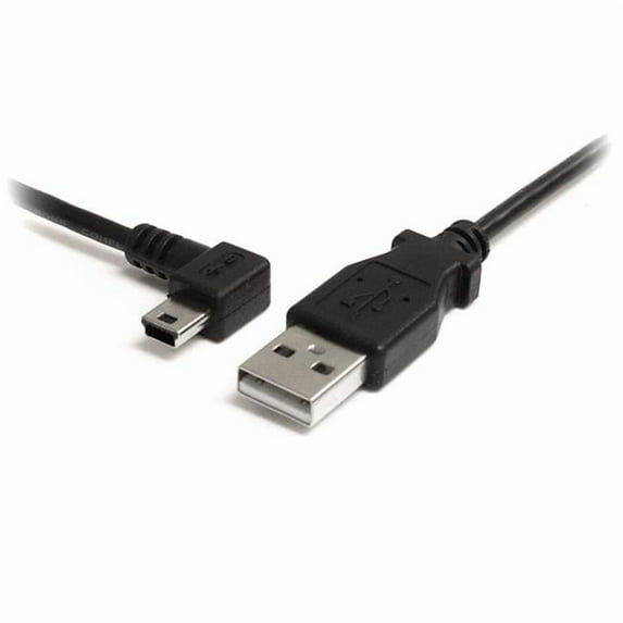6 Ft Mini Usb Cable - A To Left Angle Mini B