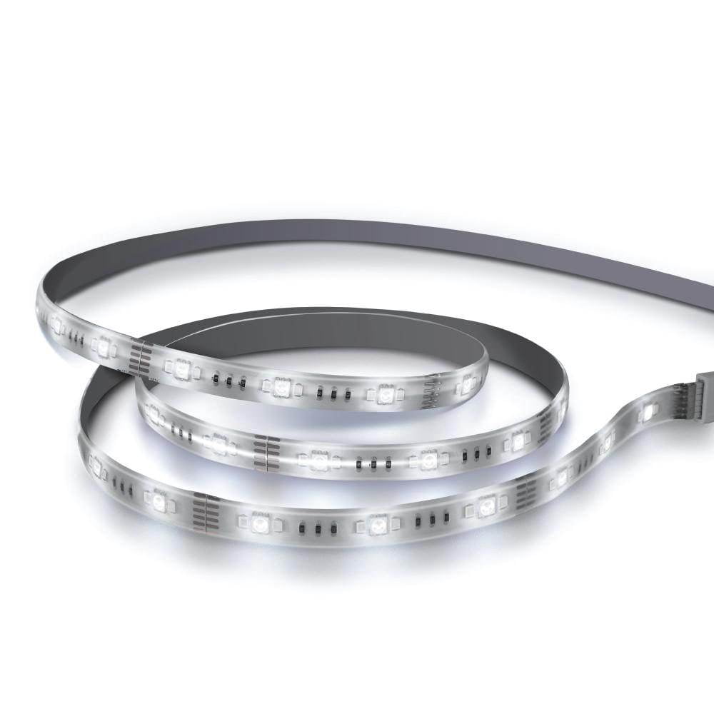6 Ft. Plug-In Integrated LED White Strip Light Cuttable And Linkable Onesync With Color Change CCT Selectable