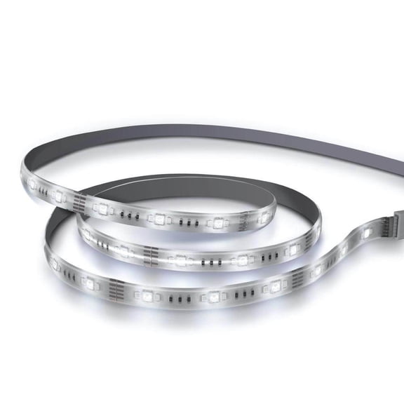 6 Ft. Plug-In Integrated LED White Strip Light Cuttable And Linkable Onesync With Color Change CCT Selectable