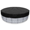 thumbnail image 1 of 6 Ft Round Pool Cover, Waterproof Dustproof Foldable Protective Cover with Drawstring Design, 1 of 7