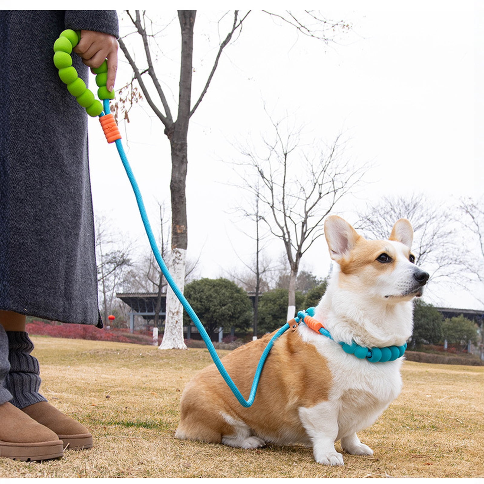 6 Ft Soft Cloud Bubble Foam Dog Leash, No-Choke & Comfortable Grip ...