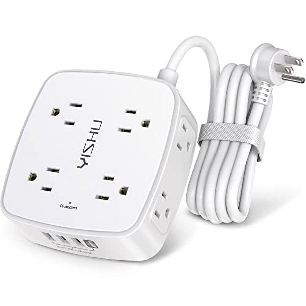 8 Port Surge Protector online Wall Outlet, 8 Electrical Outlet Extenders and 3 USB Port