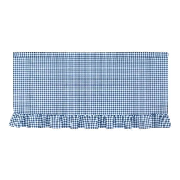6 Ft Table Skirt, Ruffled Checkered Table Cover, Buffalo Plaid Table Skirt, Gathered Tablecloth Skirt, Teacher Desk Skirt, Grid Pattern Table Drape for Banquet & Farmhouse Decoration