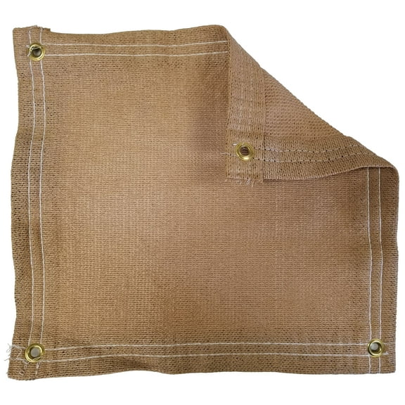6 Ft. x 25 Ft. Tan Windscreen Privacy Shade Mesh Tarp