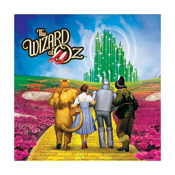6 Ft. x 6 Ft. The Wizard of Oz Emerald City Polyester Party Backdrop