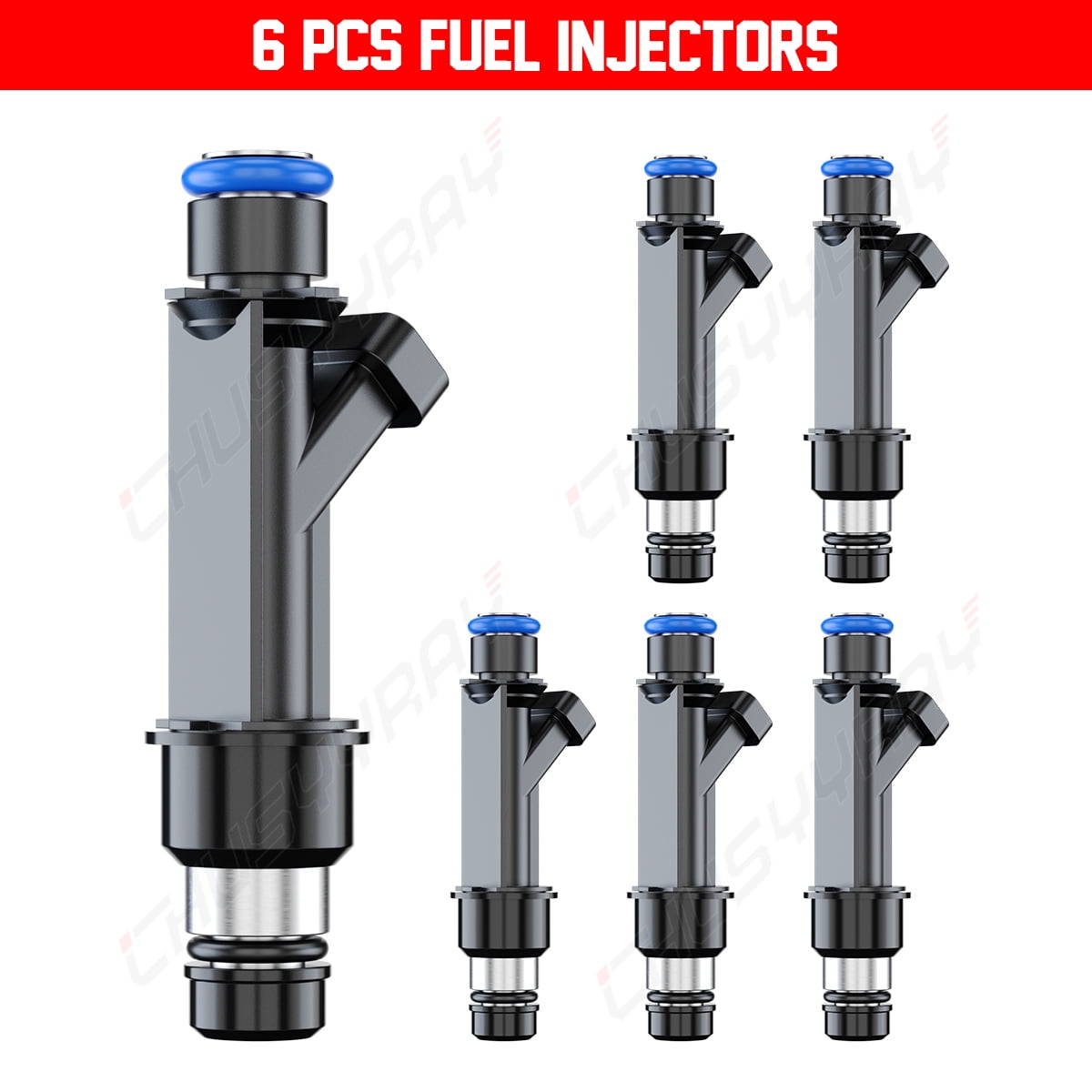 6* Fuel Injector for Chevy Colorado GMC Envoy Buick Hummer Isuzu Saab Oldsmobile