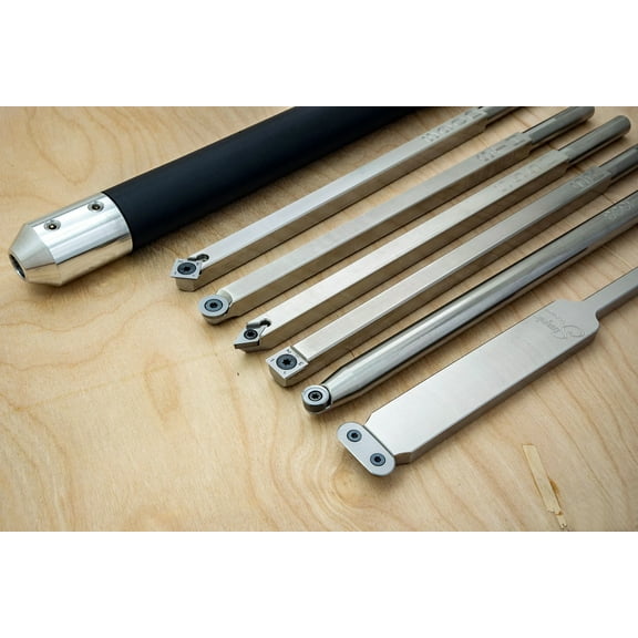 6 Full Size Carbide Tool Package Including Simple Scraper and 1 Handle