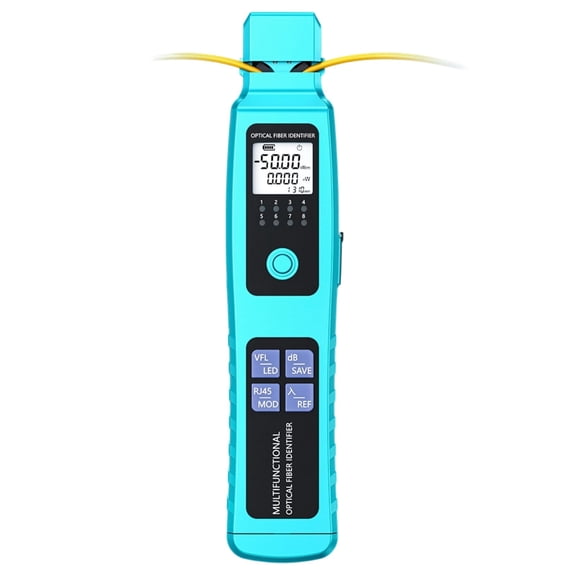 6 Function Expert Fiber Diagnostic Tool Tester With 30mW Beam Source 10km Ranging Testing And Rechargeable Cell Design