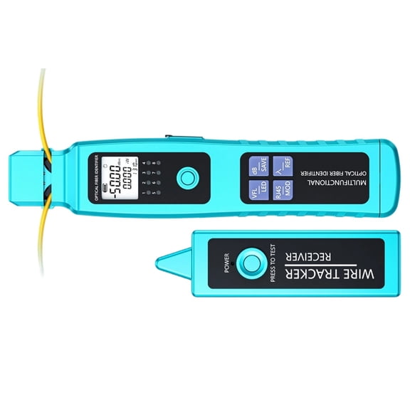 6 Function Expert Fiber Diagnostic Tool Tester With 30mW Beam Source 10km Ranging Testing And Rechargeable Cell Design