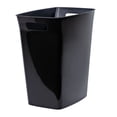 thumbnail image 1 of Hefty 6 Gallon Office Handled Wastebasket, Black, Set of 6, 1 of 6