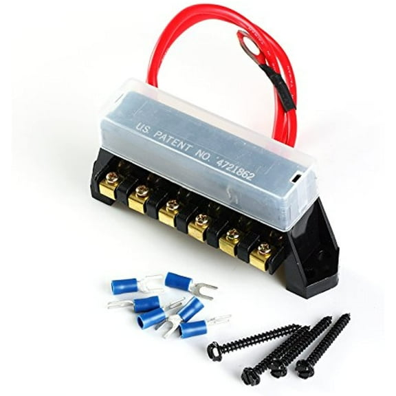 6-GANG ATC FUSE DISTRIBUTION BLOCK AUTOMOTIVE/ATV/GOLF CART / FBATC614H