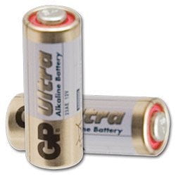 6 GP 12V Alkaline Batteries Size 23AE Package