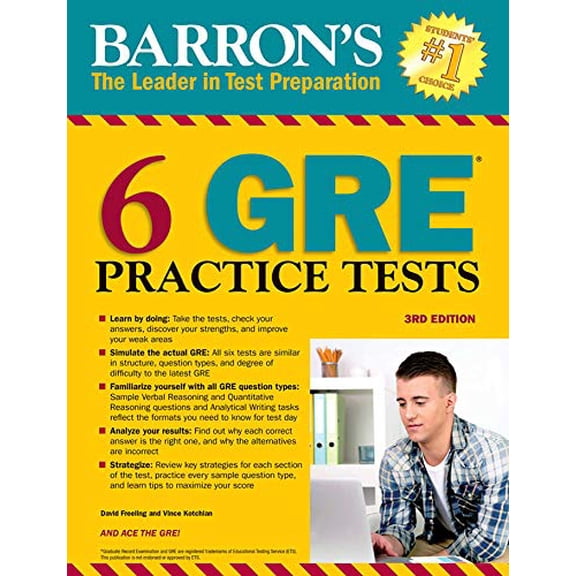 Pre-Owned 6 GRE Practice Tests (Paperback) 1438011024 9781438011028