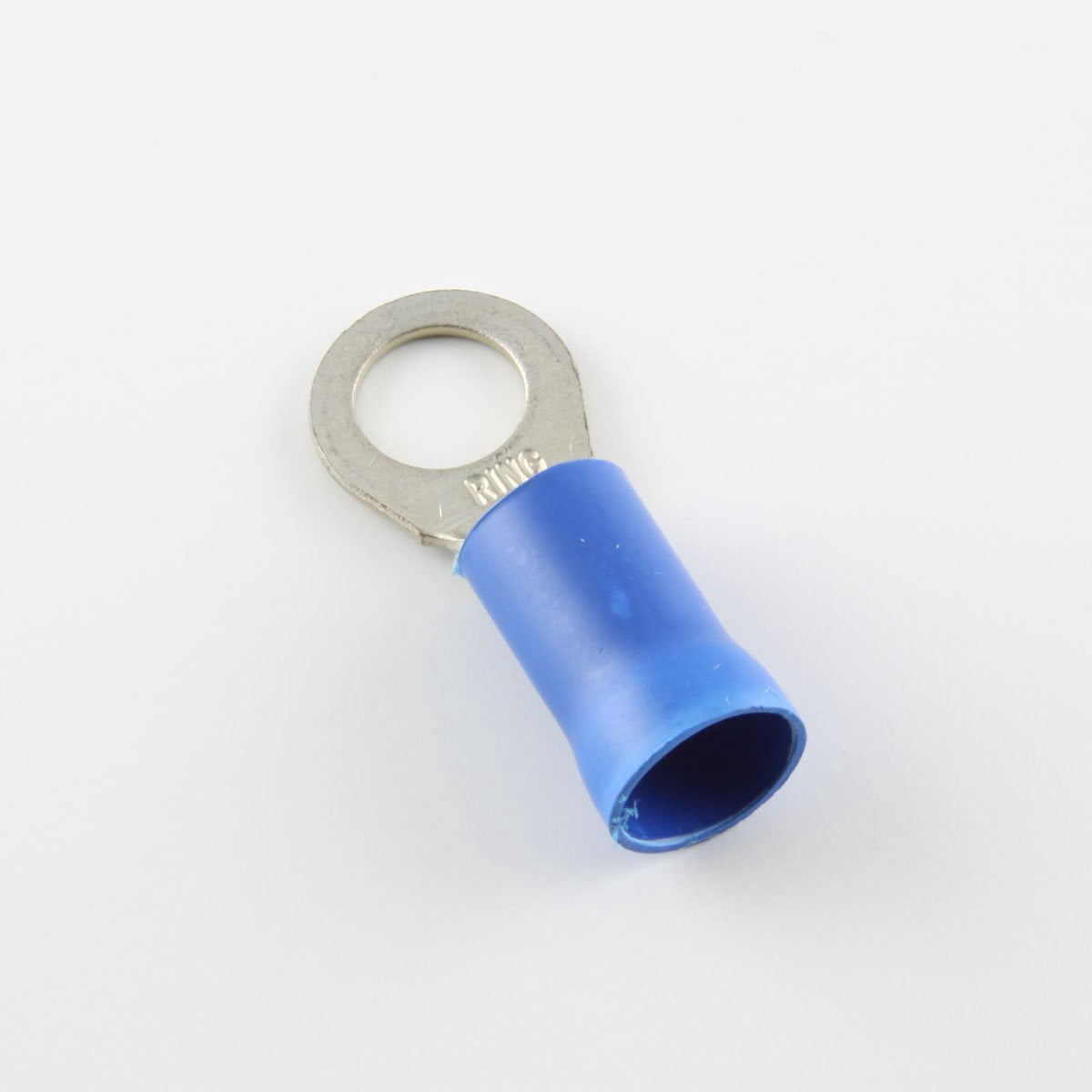 6 Ga. Insulated Ring Terminals, 3/8" Stud - (pack of 10)