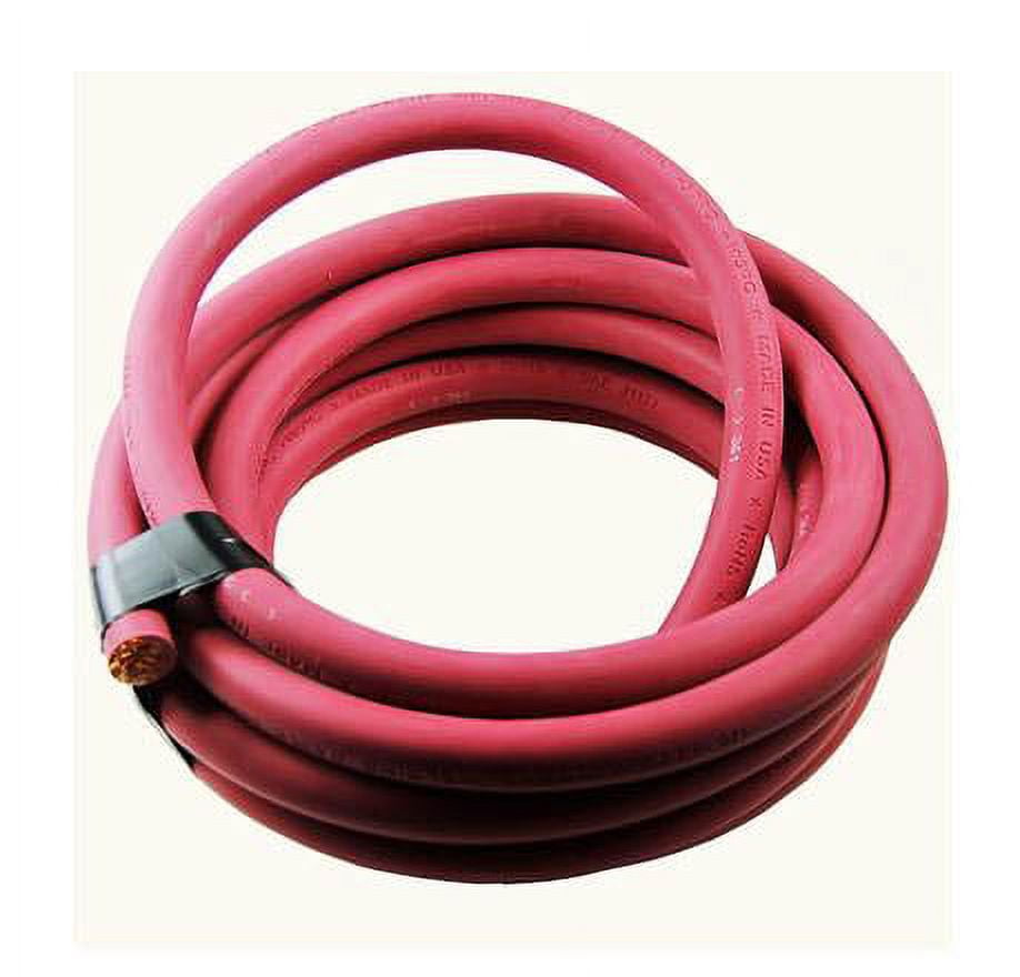 6 Ga. Red Welding Cable - (price per 10 feet)