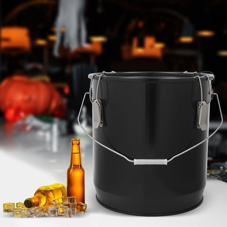 6 Gallon Fryer Grease Bucket Oil Disposal Container W/ Filter Bag
