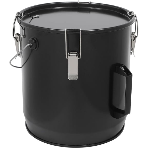 6 Gallon Fryer Grease Bucket Oil Disposal Oil Bucket with Lid and Filter Bag