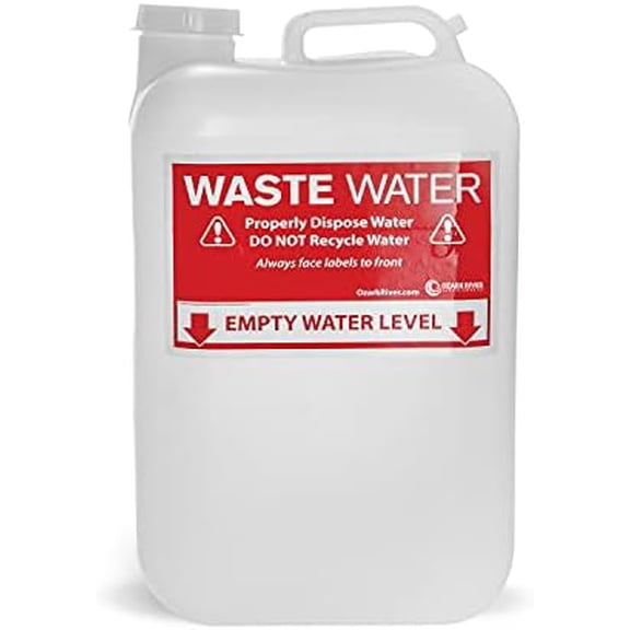 6 Gallon Waste Water Tank, Ozark River Portable Sink Replacement Tank, Water Containers for Portable Sink, Portable Sink Recovery Tank$$Sport & Recreation Other