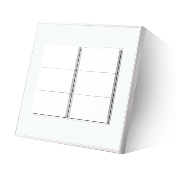 6 Gangs Wall Light Switch Smart Push Button Interrupter Home Control Timer
