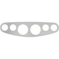 thumbnail image 1 of 6 Gauge Universal Dash Insert, 3-3/8 Inch, Engine Turned, 1 of 10