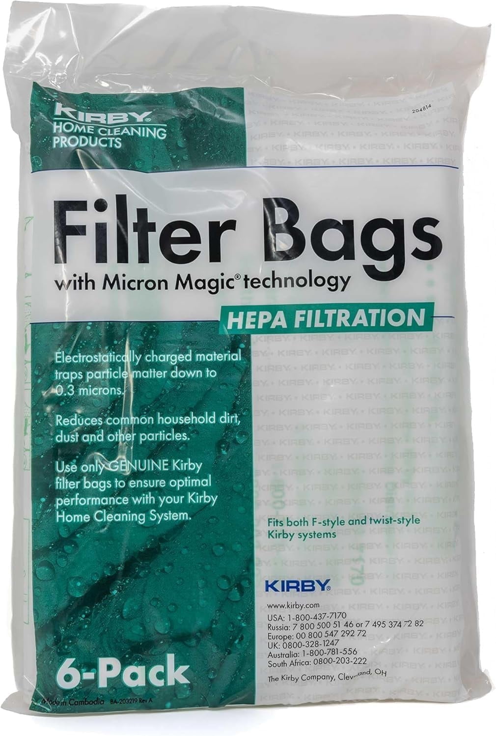 Kirby 204814 Vacuum Bags