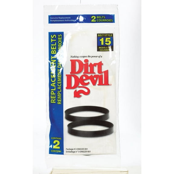 6 Genuine Royal Dirt Devil Style 15 Belts (SIX BELTS) (3 x $1.75)